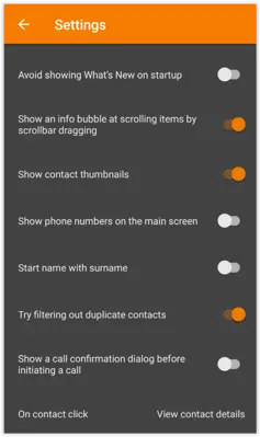 Simple Contacts android App screenshot 2