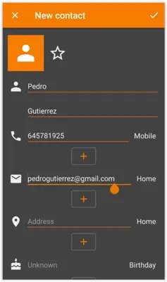 Simple Contacts android App screenshot 6